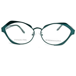BCBG Max Azaria Anjenette Green 55mm New Authentic Eyeglass Frame 20555